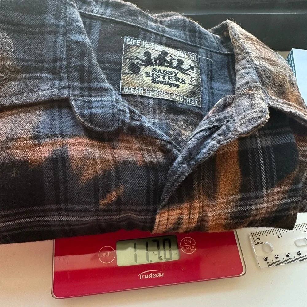 Vintage-style Johnny Cash Folsom Prison custom flannel - Picture 6 of 6